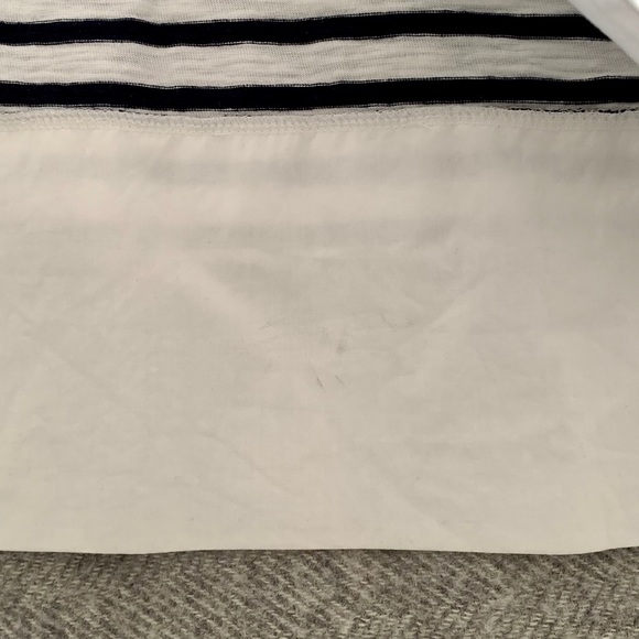 J. Crew Navy & White Striped Tie-Front Top - Picture 16 of 16